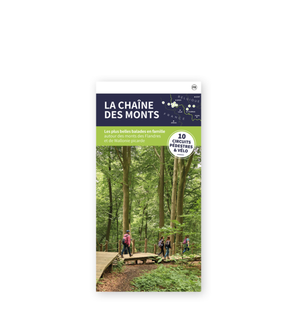 Carte Chaîne des Monts – 10 circuits pédestres & vélo en famille