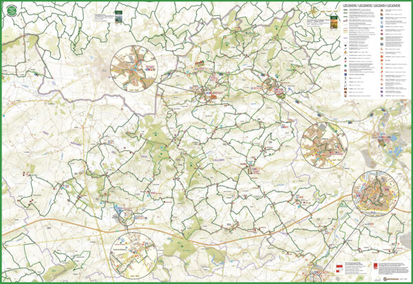 Knooppuntenkaart Pays des Collines – 350 km netwerk - Afbeelding 4